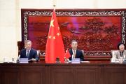 周強與盧森堡最高法院院長林登舉行視頻會談