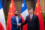 習(xí)近平會(huì)見(jiàn)智利總統(tǒng)博里奇