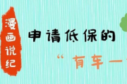 漫畫說紀(jì)丨申請低保的“有車一族”