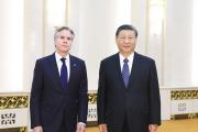 習(xí)近平會(huì)見(jiàn)美國(guó)國(guó)務(wù)卿布林肯