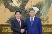 習(xí)近平會(huì)見越共中央政治局委員、中央書記處常務(wù)書記梁強(qiáng)