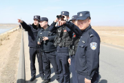 黃河畔警察藍護候鳥 共繪生態(tài)新畫卷