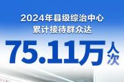 浙江縣級綜治中心一年接待群眾75.11萬人次，“最多跑一地”織就平安網(wǎng)