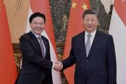 習(xí)近平會(huì)見(jiàn)新加坡總理黃循財(cái)